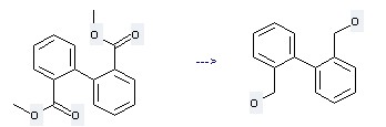 The [1,1'-Biphenyl]-2,2'-dimethanol could be obtained by the reactant of Diphenic acid dimethyl ester.